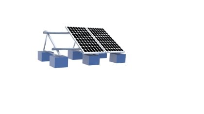 Flat Roof Triangle Solar Mount